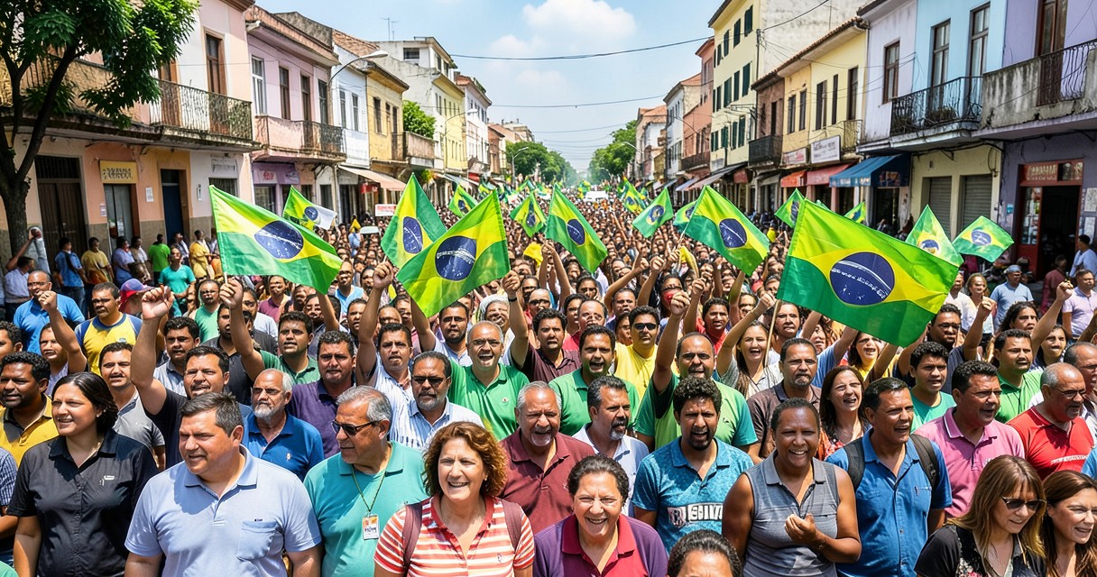 Cobertura de protestos e eleições